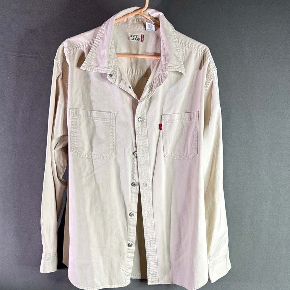 Levi's‎ Off-White Casual Shirt size extra large